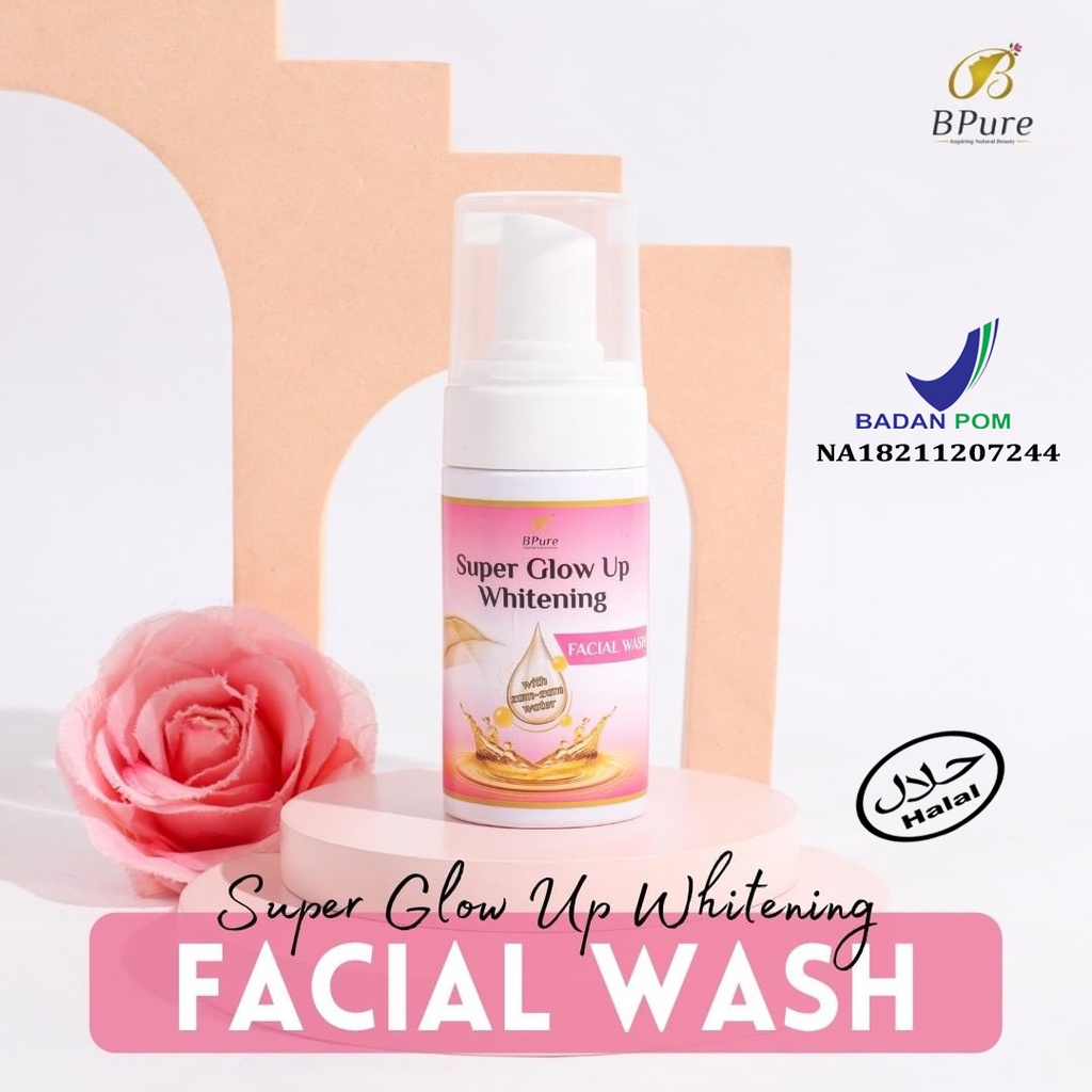 BPOM | BPure Skincare | Facial Wash/Pembersih Wajah 100ml | Halal