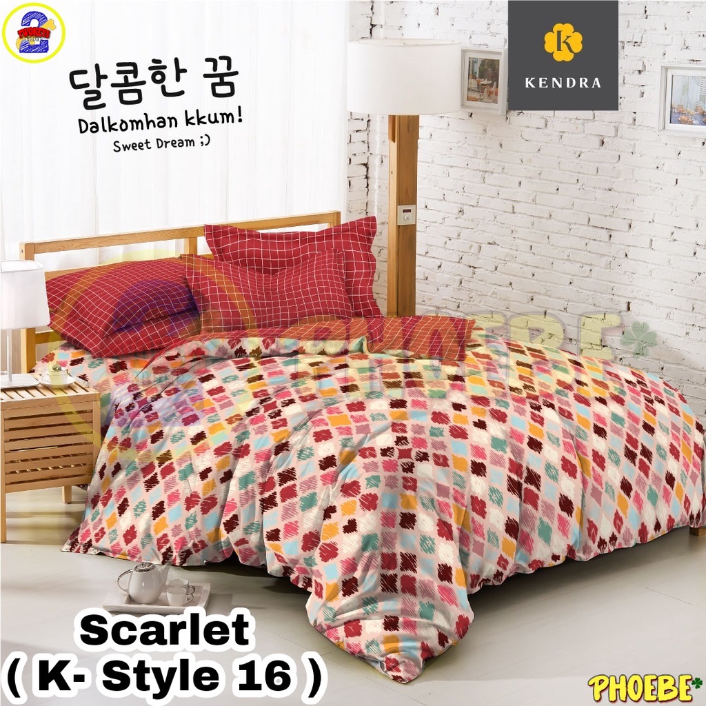 Sprei Kendra Scarlet 160x200
