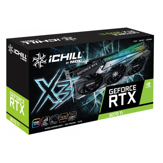 VGA INNO3D GEFORCE RTX 3070 TI ICHILL X3 8GB DDR6