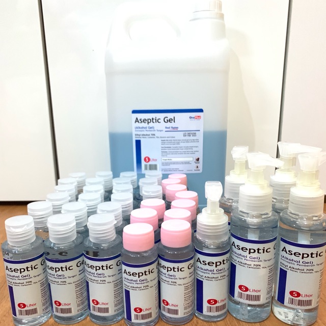 Grosir Repack aseptic gel onemed/ hand sanitizer/hand sterilizer/murah