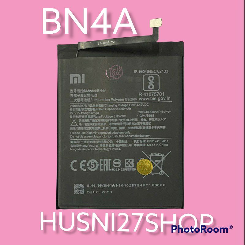 Batrai XIAOMI REDMI NOTE 7 BN4A Baterai Xiomi BN 4A Batre Original Battery