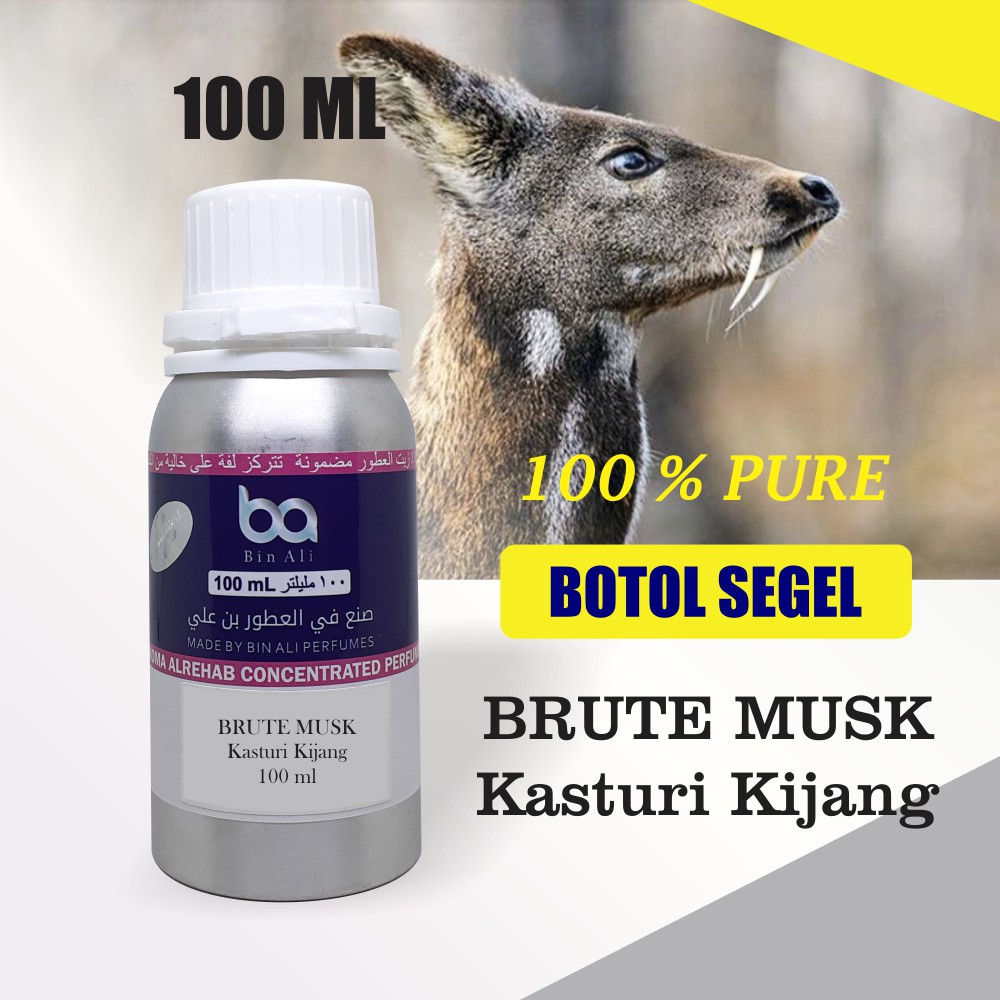 Bibit Parfum Aroma Kasturi Kijang / Brute Musk 100ML SEGEL