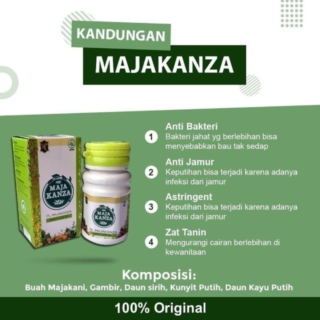 ¯UF MAJAKANZA ASLI PIL MAJAKANI / MANJAKANI KANZA Obat Herbal Mengobati Keputihan dan UNTUK Promil