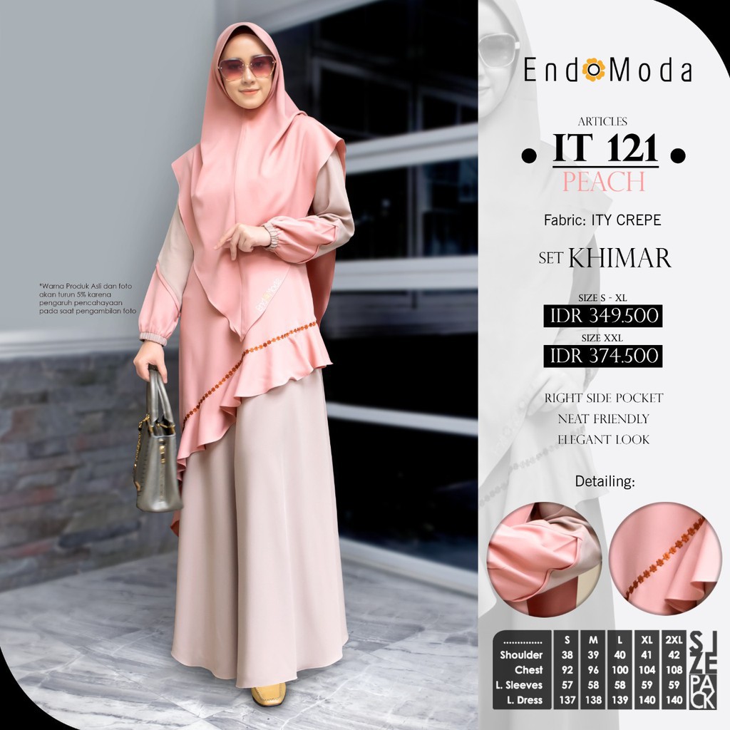 GAMIS MUSLIMAH ENDOMODA IT 121