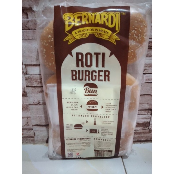 

Roti burger isi 6 Merk Bernadi