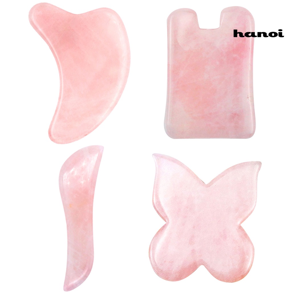 HQTM_Guasha Board Multiple Shapes Promote Blood Circulation Synthetic Skin Care Guasha Stone for Unisex