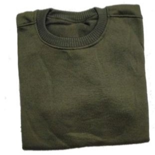 SWEATER BASIC UNISEX SIZE M-XXL (WANITA &  PRIA)-ARMY