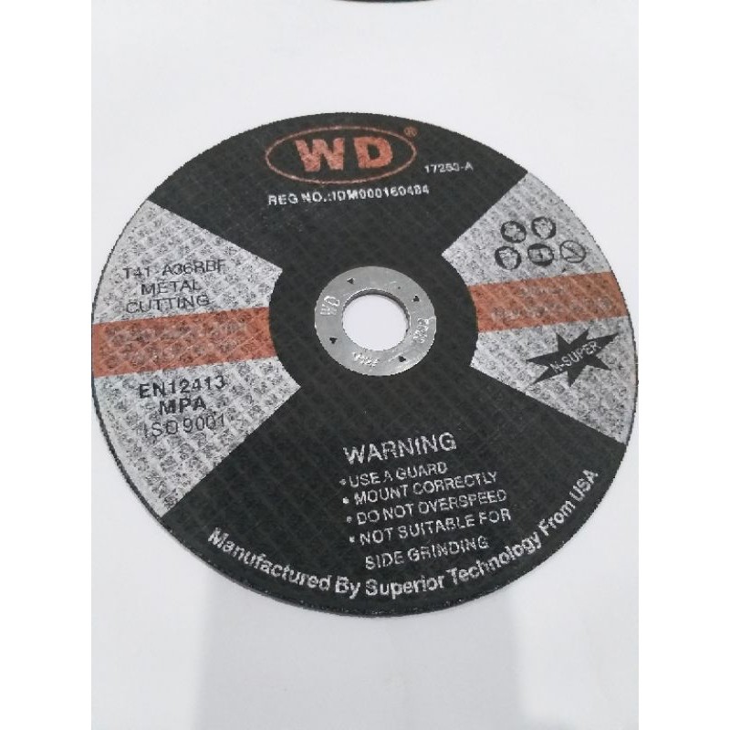 WD potong 7 inch / Mata Gerinda potong / Cutting Wheel WD 7 inch