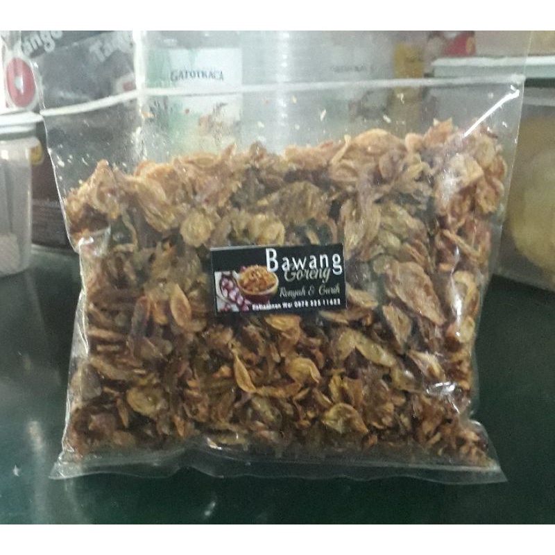 

Bawang Goreng Refill "BUTER" 100 gr Renyah & Gurih.