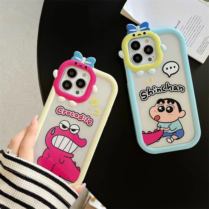 Case Motif Kartun Buaya Beruang Untuk iPhone 12promax Apple X 13 11 Xs Max