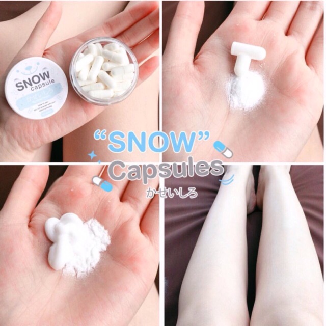 SNOW CAPSULE BY GLUTA FROZEN ORIGINAL THAILAND / KAPSUL PEMUTIH BESTSELLER