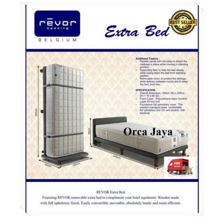 Revor Springbed Hotel Tipe Extra Bed Uk 100x200