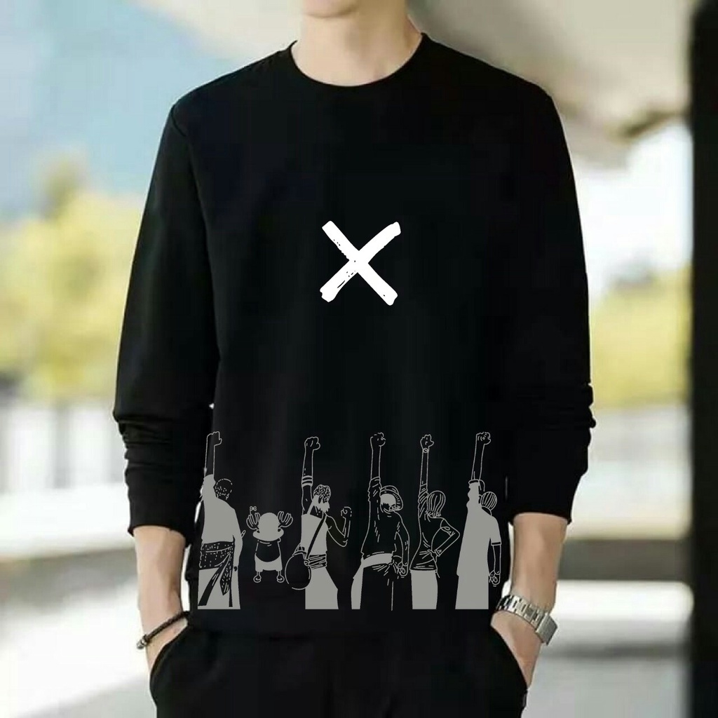COD-baju lengan panjang size M|L,XL kaos distro baju terlaris atasan pria baju keren XBOY  - mentomen