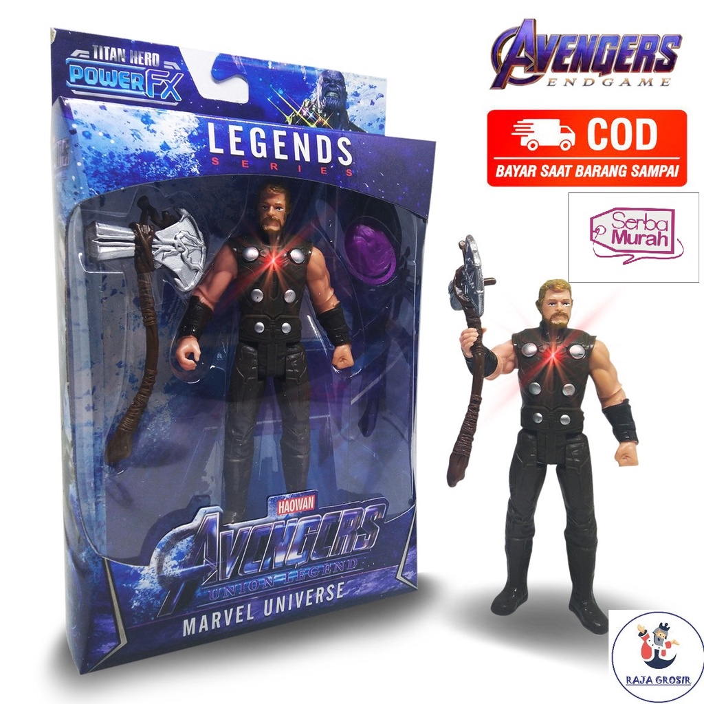 Mainan Action Figure Marvel Avengers / Mainan Anak Action Figure Avengers Thor