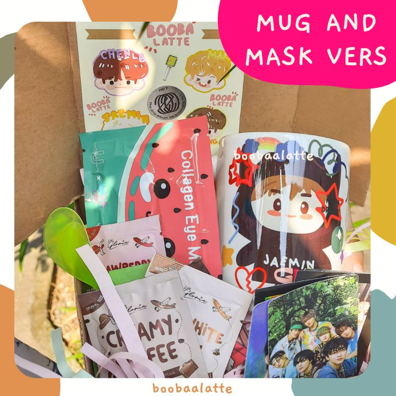 hampers nct mug set masker kado wisuda nct murah kado ulang tahun kpop nct | mug ncy mug bts mug sev