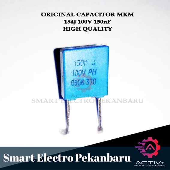 ORIGINAL CAPACITOR MKM 154 100V 150nF KAPASITOR MKM 154J 100V KAPACITOR KERAMIK 154J 100 V 150 nF MY