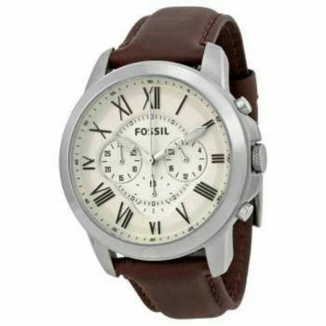 Fossil FS4735 Pria Original - Brown Silver - Leather Strap