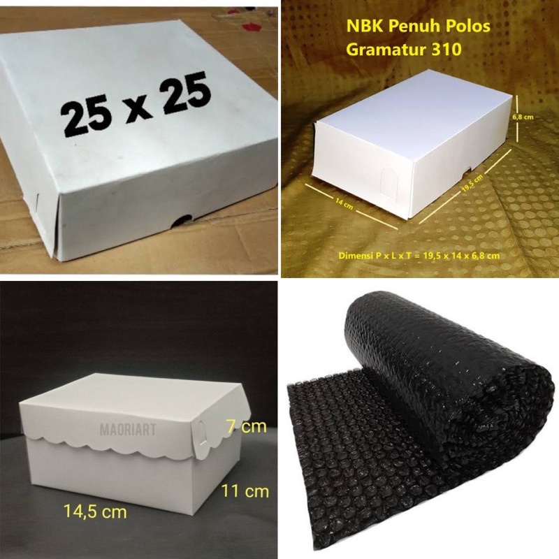 

box / bubble wrap harap tambahkan untuk paket aman