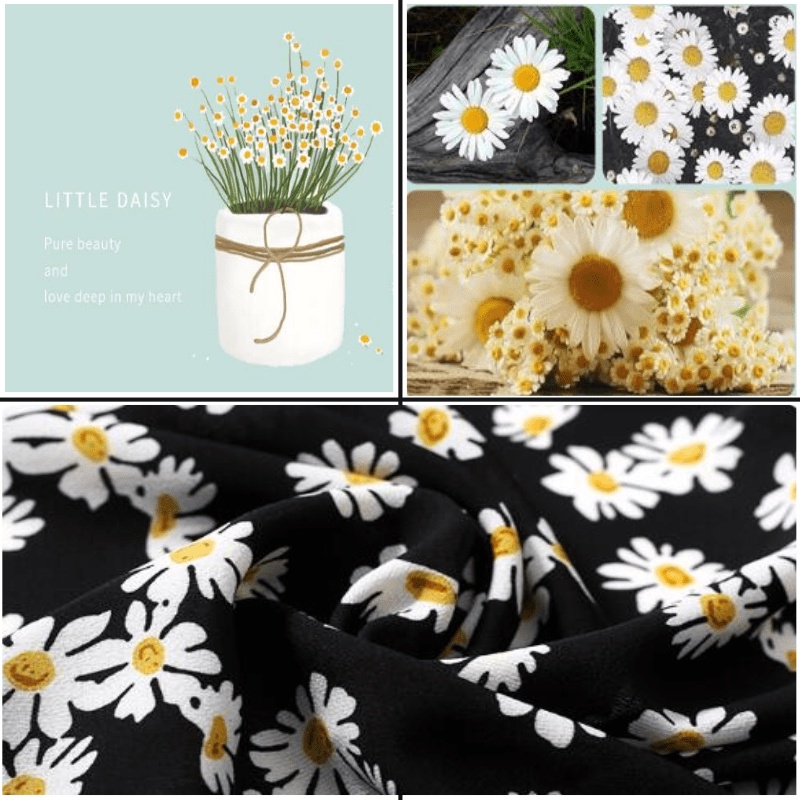 Rok panjang Rok daisy/Rok Sifon Panjang Tengah Wanita Daisy a-Line Pinggang Tinggi Bersih/Rok panjang-7