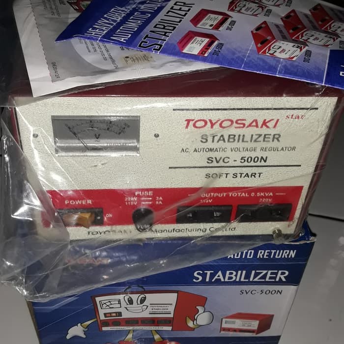 Stabilizer SVC-500N Toyosaki 500 Watt ( Listrik Stabil 220V )