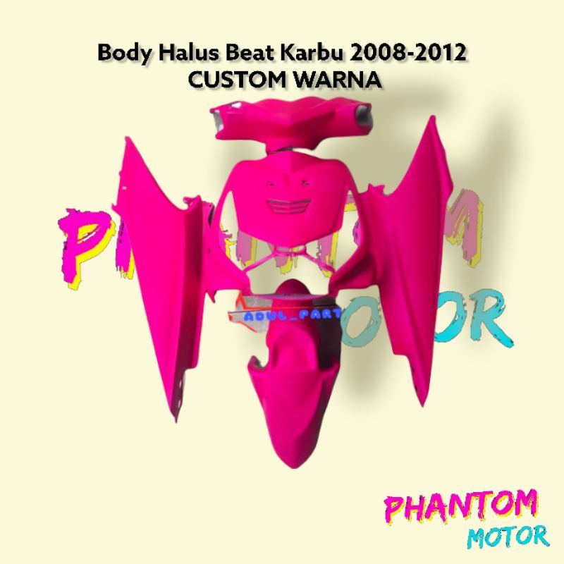 Full Body Halus Honda Beat Karbu 2008-2012 Pink Doff