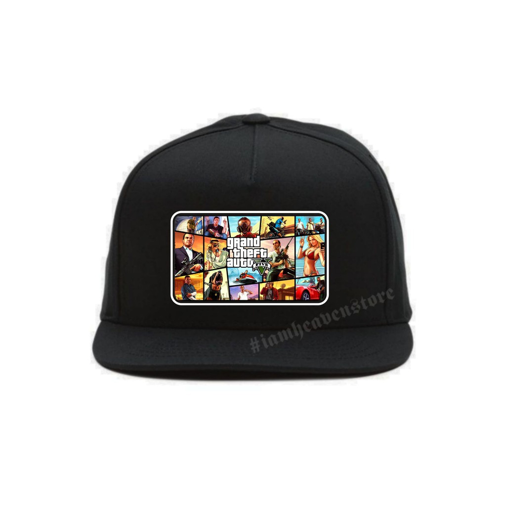 Topi Gamers Snapback GTA 5 Among us Free Fire