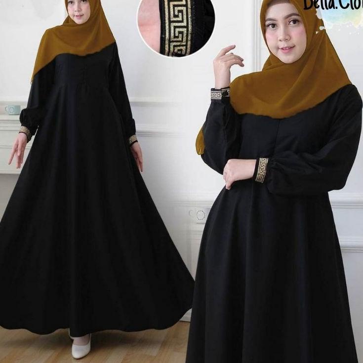 Rekomendasi Nabila Dress Gamis Putih Polos Wanita Menyusui Busui Fashion Muslim Dress Gamis Haji Umr