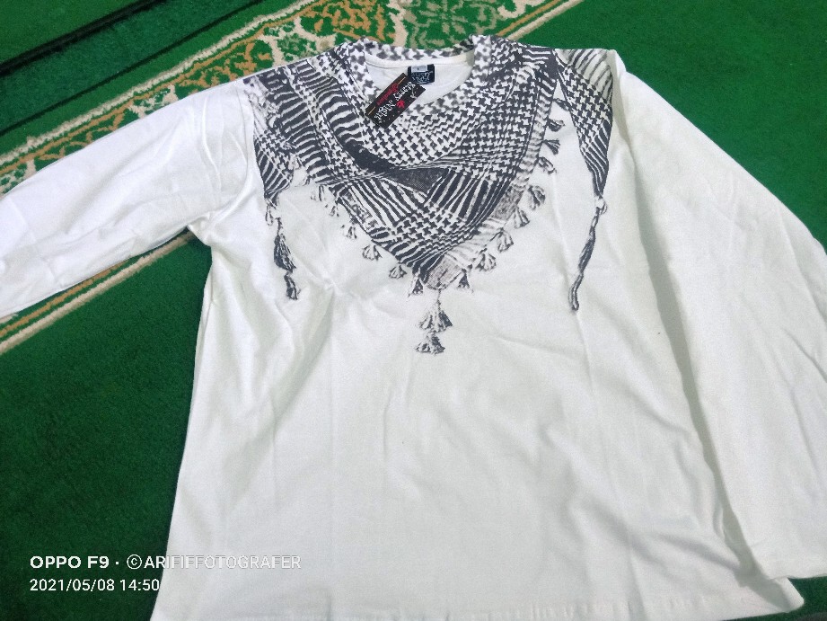 Kaos Sorban 3d Pria Lengan Panjang