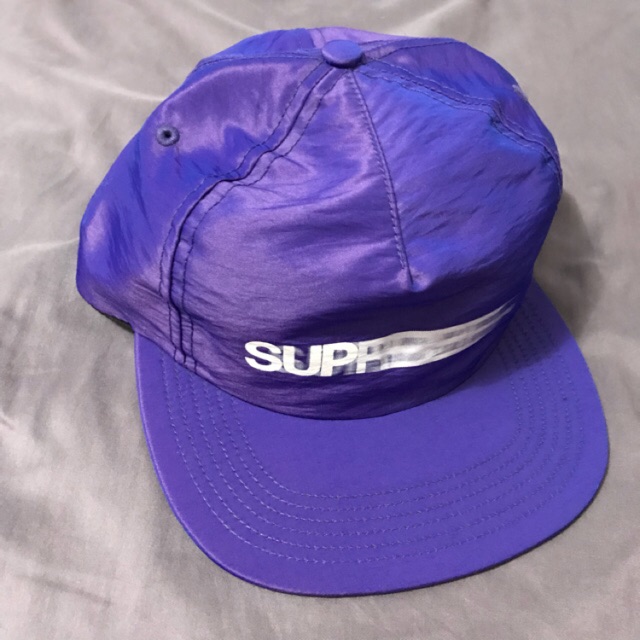 Supreme SS16 Motion Logo 6-Panel Cap - Purple