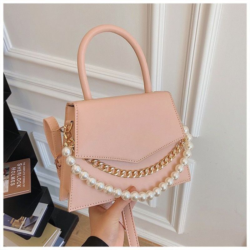 EL 5627 TAS HAND BAG IMPORT TALI MUTIARA IMPORT WANITA CEWEK