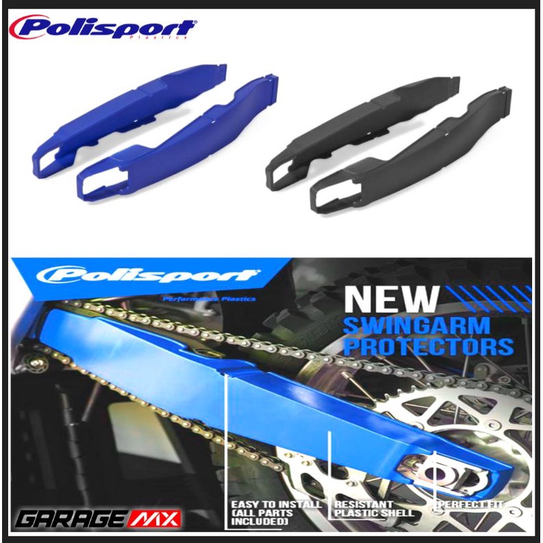 SWING ARM PROTECTOR POLISPORT YZ125 YZ250 . COVER SWING ARM YZ