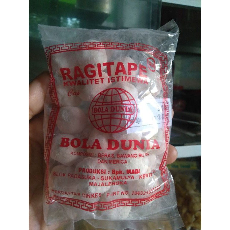 

RAGI TAPE/PEUYEM BOLA DUNIA Kualitas istimewa