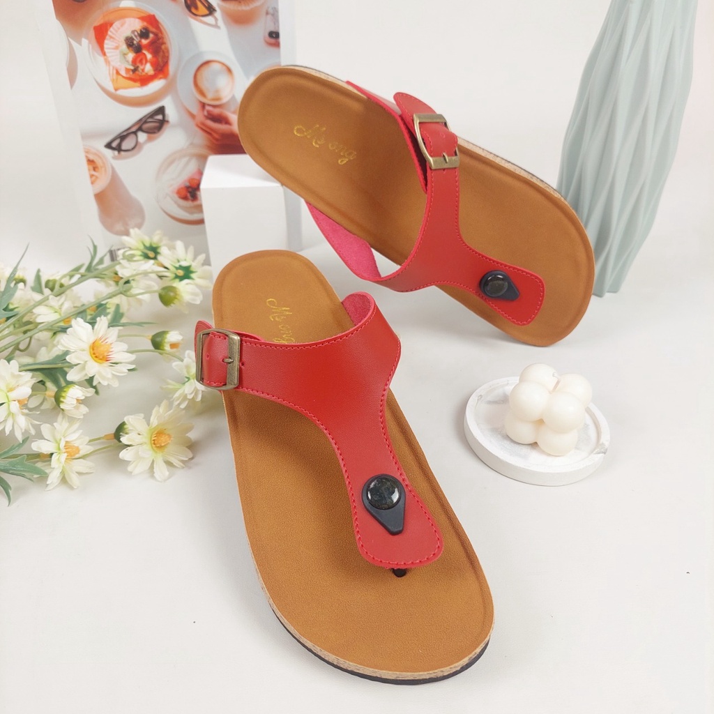 DS Ms MSP 01 Sandal Jepit Wanita Sandal Gesper Cewek Flat Teplek Japit Perempuan Import