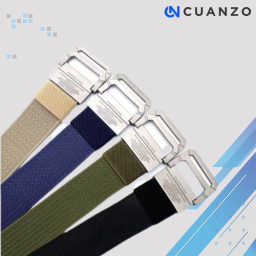 Rhodey Craftman Tali Ikat Pinggang Pria Canvas Buckle Belt / Tali Pinggang Pria Keren Jumbo Canvas Non Metal Big Size Panjang / Gesper Pria canvas Jepit Dewasa Militery Tactical Belt Import Ori / Sabuk Laki Laki Nylon Canvas Premium Levis Distro Tebal Mur