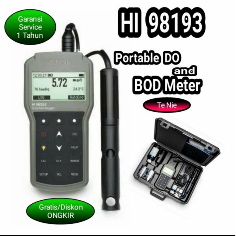 Hanna Instruments HI 98193 Proffesional Waterproof  DO & BOD Meter
