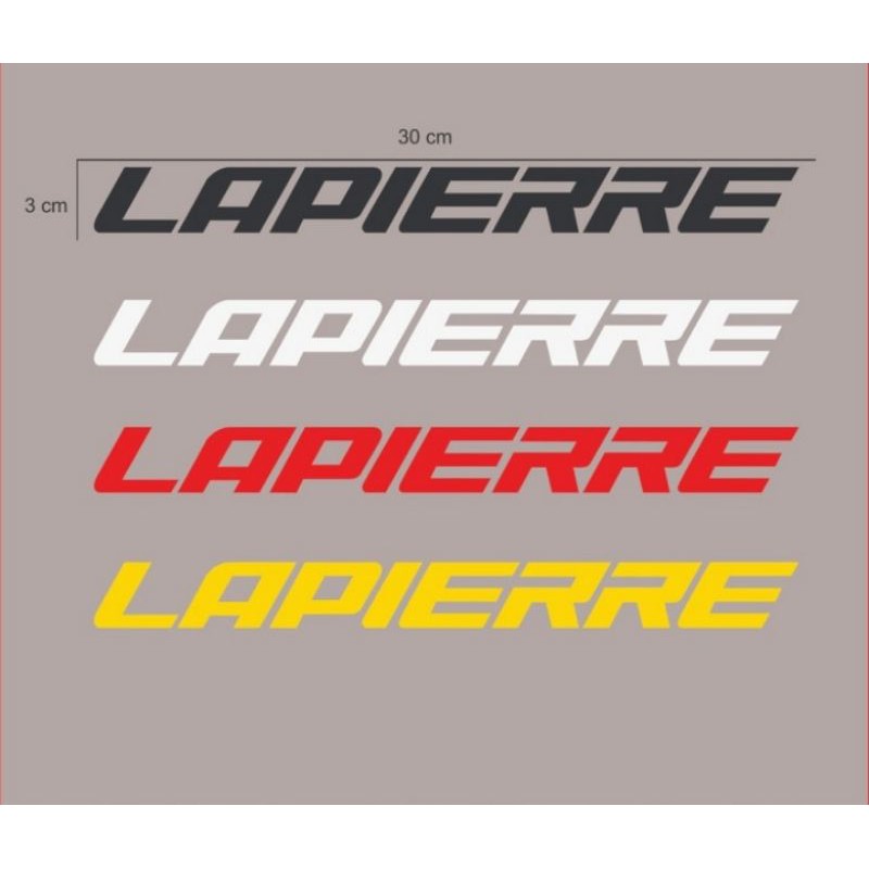 Cutting Sticker Sepeda Lapierre