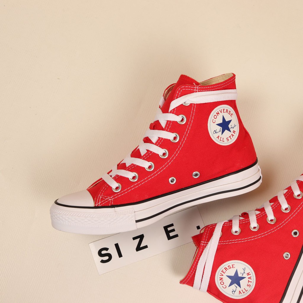 SEPATU SNEAKERS Converse All Star Classic HI Red