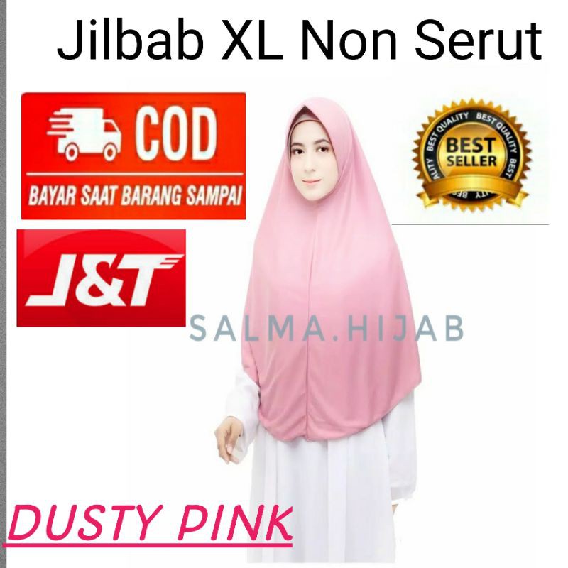 Jilbab Instan Bergo XL // Non Serut Pet Antem