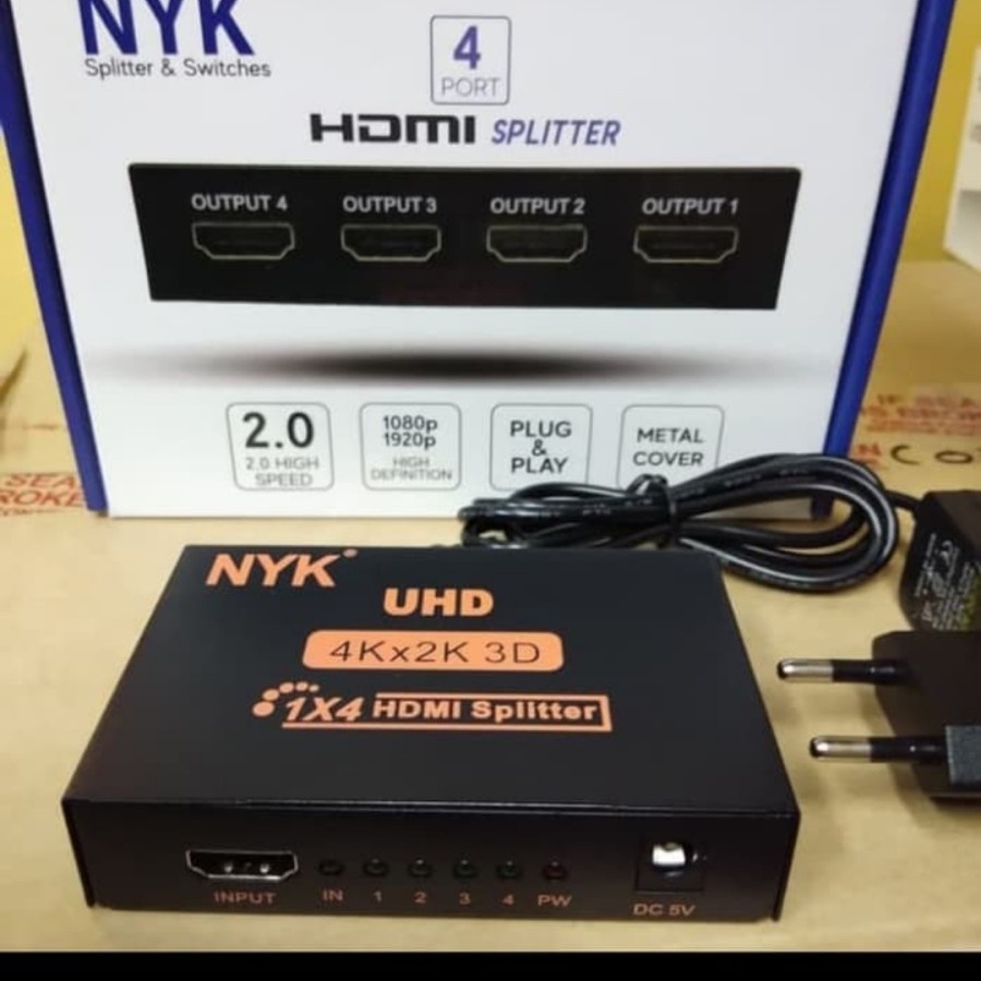 Spliter HDMI 4 Port NYK