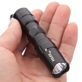 Senter Police 3W Mini Flashlight LED Terang Murah Swat Kecil 3 Watt