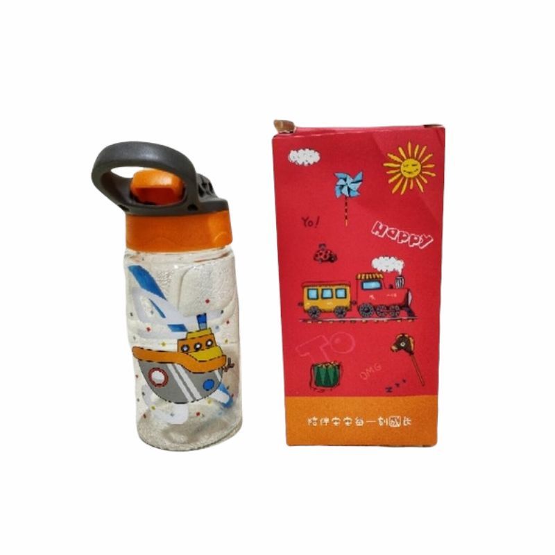 Botol Minum Anak Karakter TRANS COUNTRY SEA 038 / 480ML FRE Kotak BPA FREE