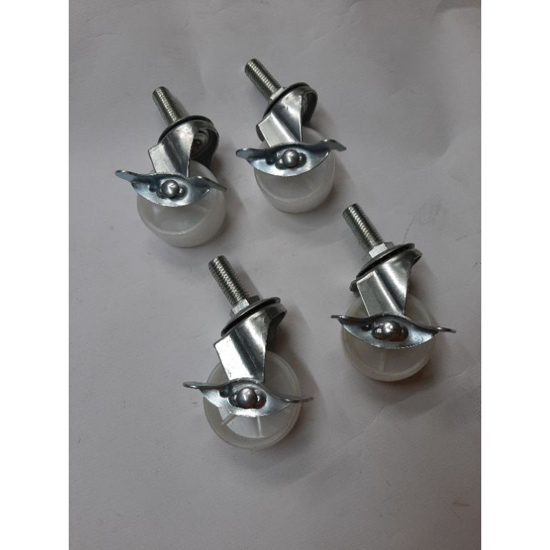 roda nilon 2" baut rem roda etalase roda meja roda ranjang