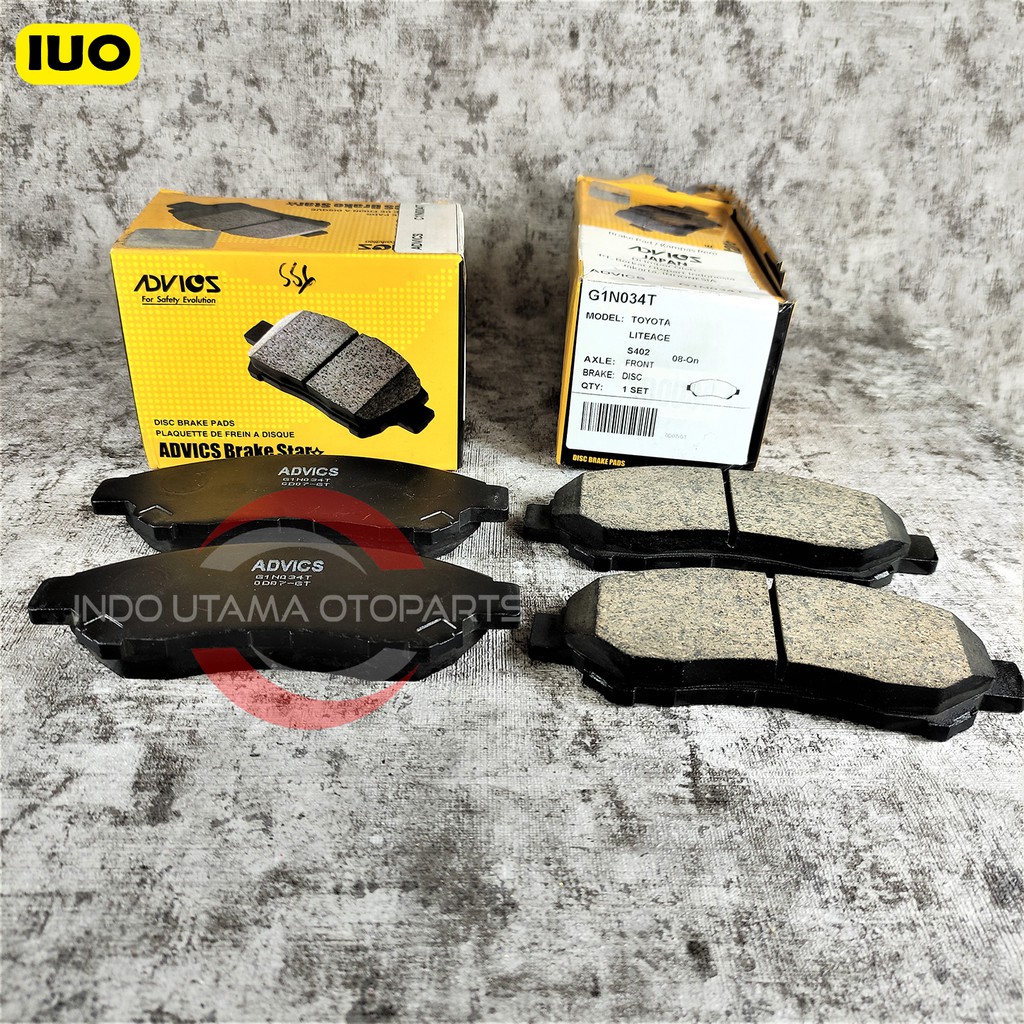 Brake Pad AISIN Grandmax Luxio Kampas Rem ADVICS G1N034T ORIGINAL