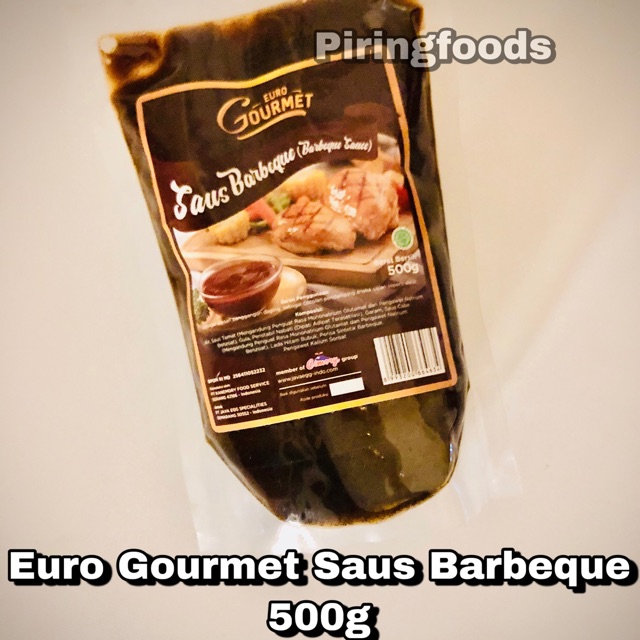 

Termurah!! Saus BarbeQue BBQ Sauce Euro Gourmet 500g promo!!