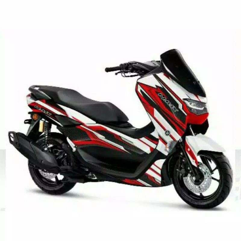 Decal Nmax New Merah Putih FullBody