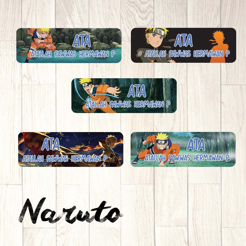 

STIKER LABEL NAMA NARUTO