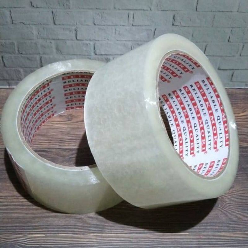 

Lakban Bening Merk Seikimori Isolatip Isolasi Perekat