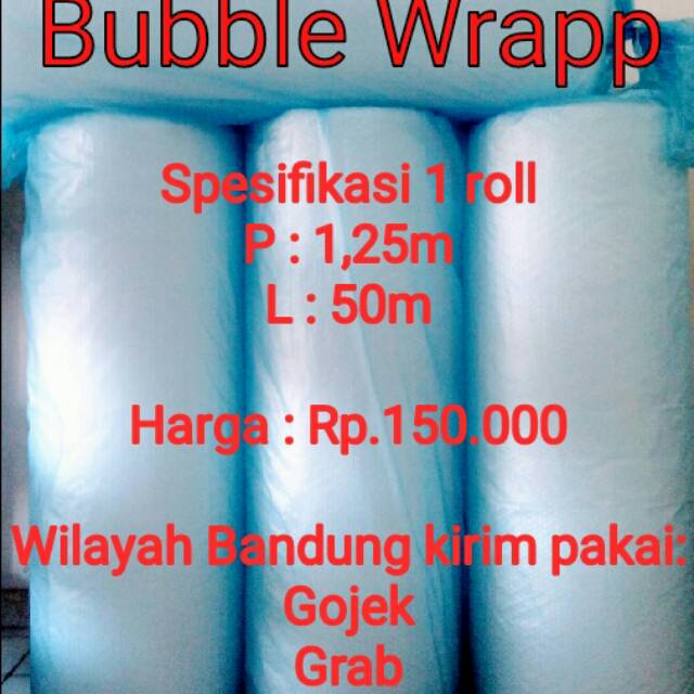 

Bubble wrapp 1 roll