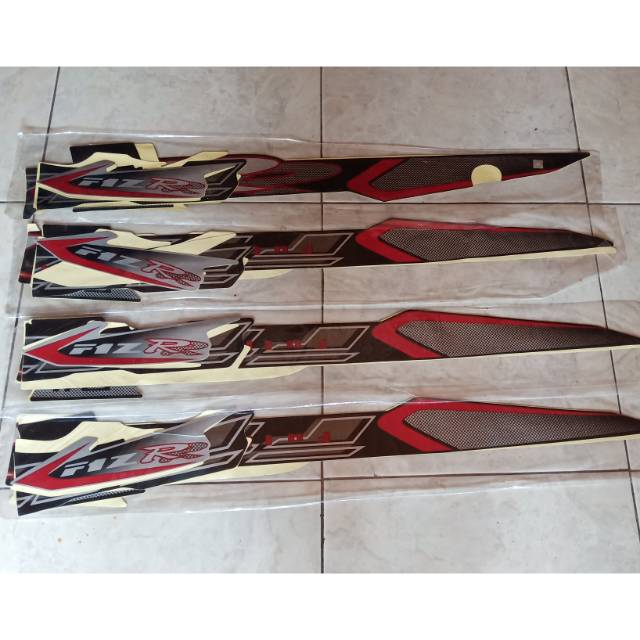 Striping Fiz R Fullcluth Hitam Silver 2001