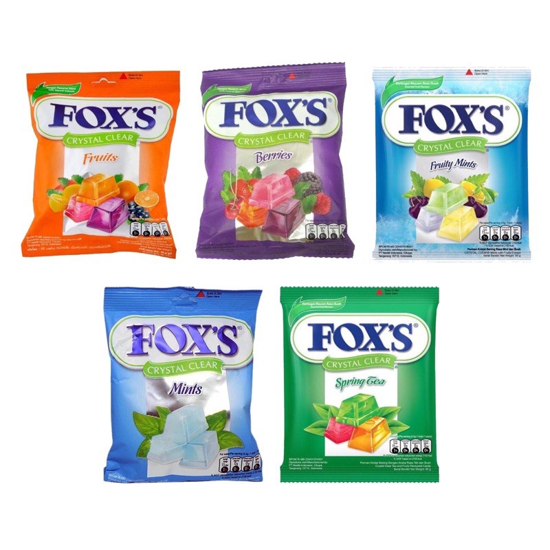 Jual Foxs Permen Crystal Clear Candy 90 Gram Shopee Indonesia 2571